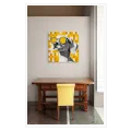 Σκύλος με Γυαλιά Ηλίου Pop Art Κίτρινο