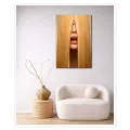 Blonde Hair Zipper Surreal Portrait Canvas Art