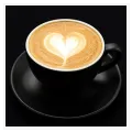 Φλιτζάνι Καφέ Καπουτσίνο με Καρδιά Latte Art