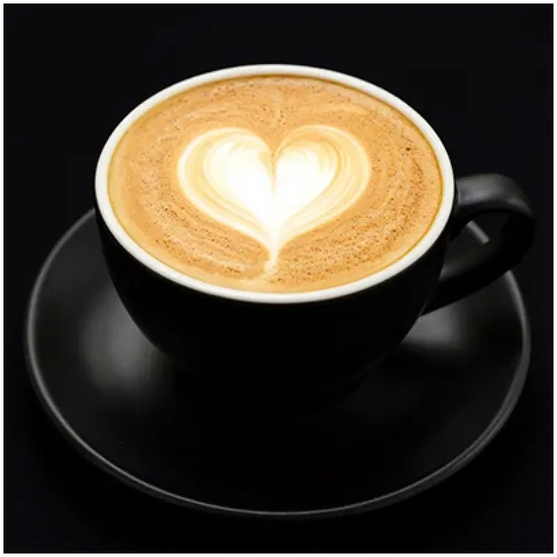 Φλιτζάνι Καφέ Καπουτσίνο με Καρδιά Latte Art