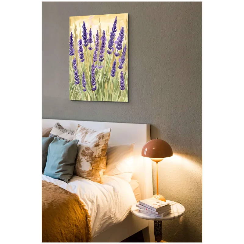 Λαβάνδα - Ακουαρέλα Φύση