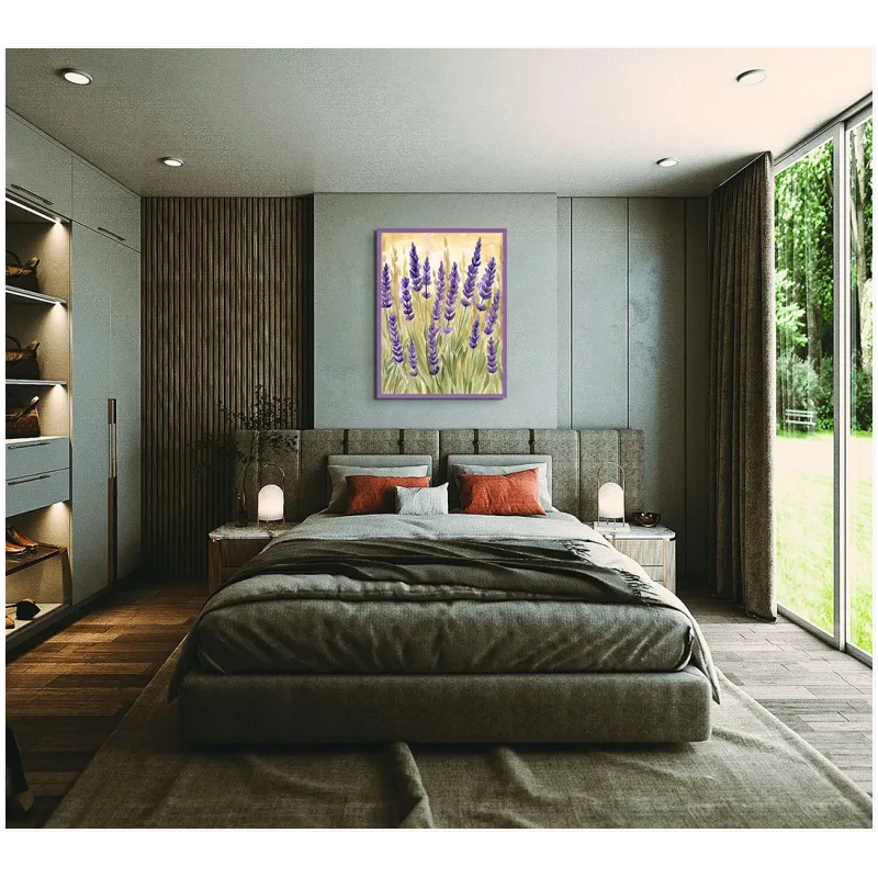 Λαβάνδα - Ακουαρέλα Φύση