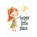Παιδικό Κορίτσι Happy Little Place Ακουαρέλα