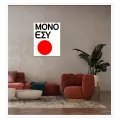 Μόνο Εσύ Τυπογραφικό Μινιμαλιστικό Αφίσα Σε Μαύρο Κόκκινο