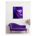 Dark Anime Figure Sinister Smile Purple Illustration