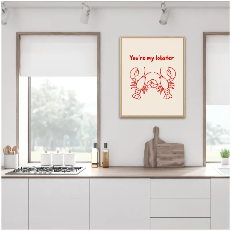 You're My Lobster Ρομαντικό Minimalist Κόκκινο