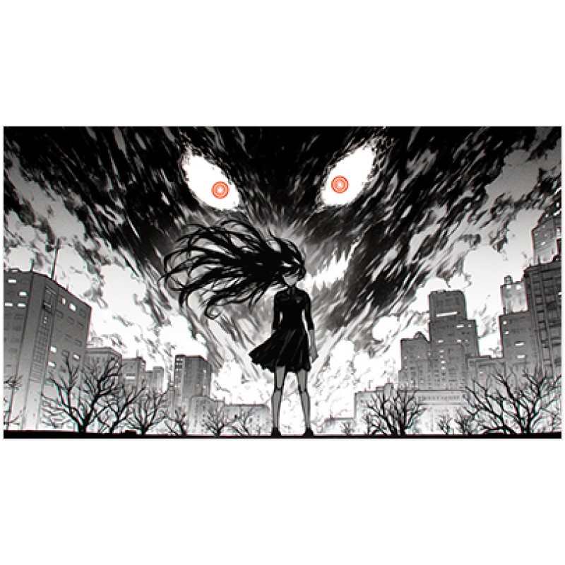 Μυστηριώδης Γυναίκα σε Αστικό Τοπίο - Ψηφιακή Τέχνη