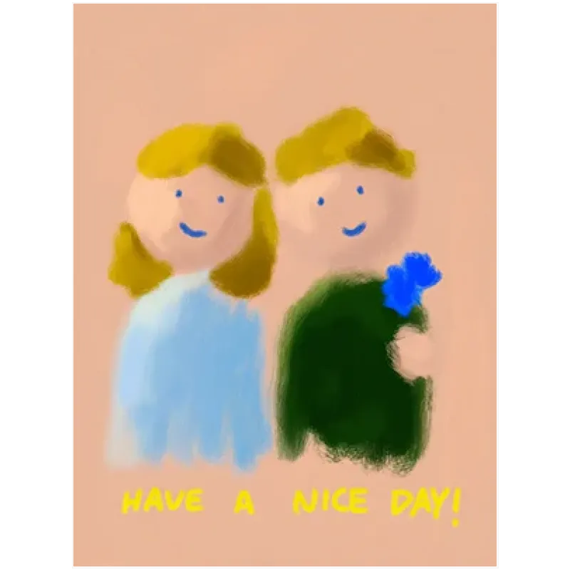 Παιδική Ζωγραφιά Φιλία Have A Nice Day