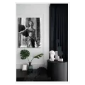 Winged Angel Dramatic Classical Portrait Black White