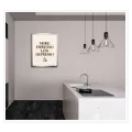 Πίνακας More Espresso Less Depresso Μινιμαλιστικός Καφέ