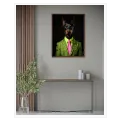 Stylish Doberman Dog Portrait Pop Art