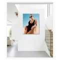 Woman in Swimsuit Summer Fashion Blue