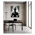 Dark Anime Shadow Figure Energy Aura Black White