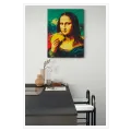Μόνα Λίζα με Τάκο Χιουμοριστικός Πίνακας Pop Art