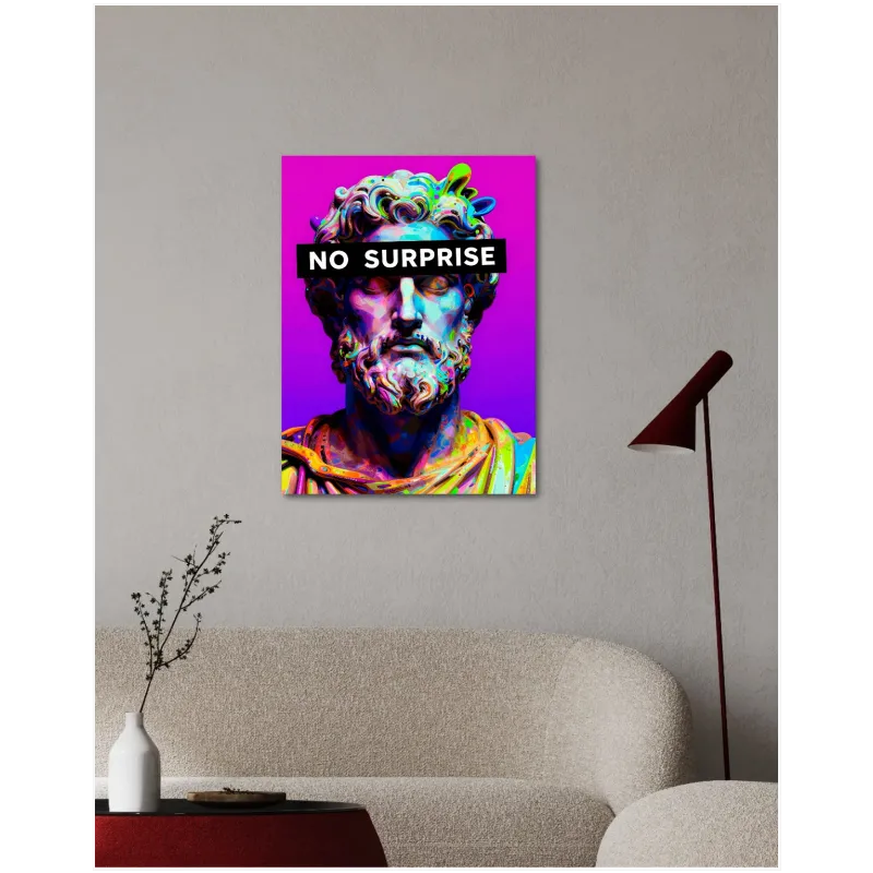 Άγαλμα Pop Art με Ψυχεδελικά Χρώματα