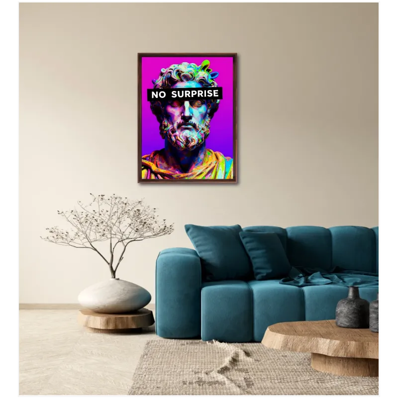 Άγαλμα Pop Art με Ψυχεδελικά Χρώματα