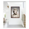 Classical Ancient Statue Temple Bust Fine Art