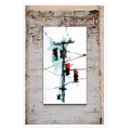 Αστικό Φανάρι Δρόμου Modern Watercolor Art