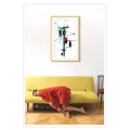 Αστικό Φανάρι Δρόμου Modern Watercolor Art