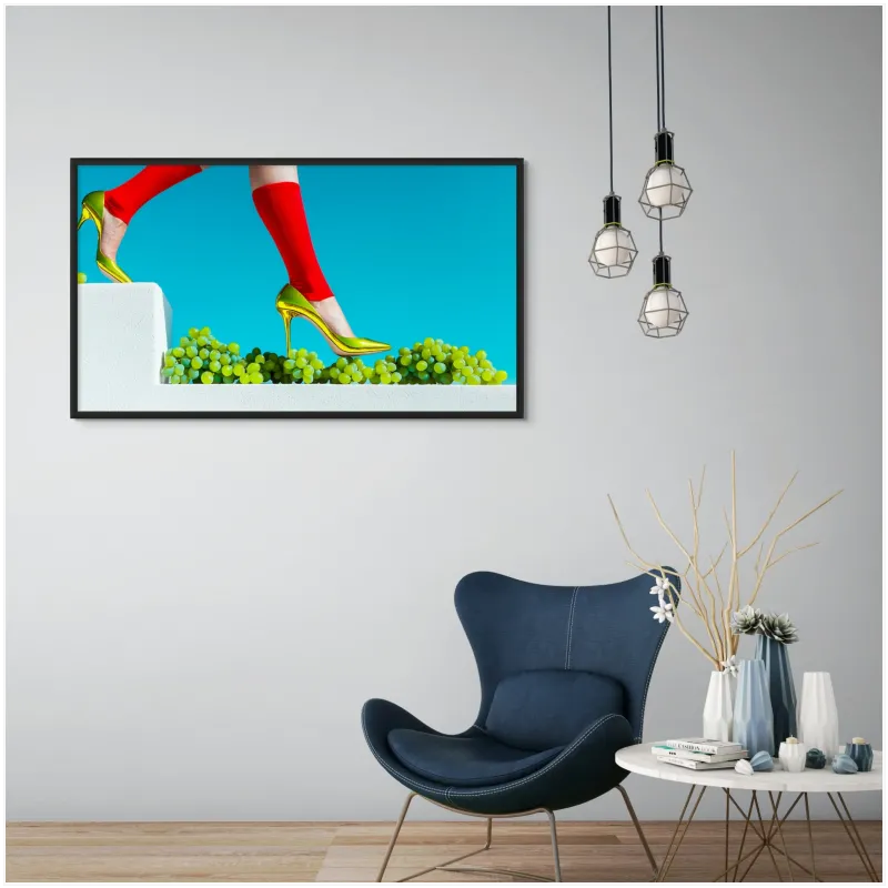 High Heels and Grapes Surreal Pop Art