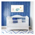 Little Elephant with Star Nursery Canvas