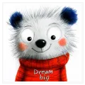 Cute Teddy Bear Dream Big Red Sweater