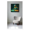 Πορτραίτο Μόνα Λίζα DJ Μοντέρνος Πίνακας Pop Art Νέον
