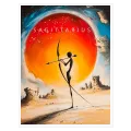 Τοξότης Αστρολογικός Πίνακας με Πυρώδες Φόντο
