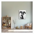 Πορτραίτο Σκύλου Expressive Ink Style Ασπρόμαυρο