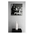 Man and Mannequin Retro Black and White Photography