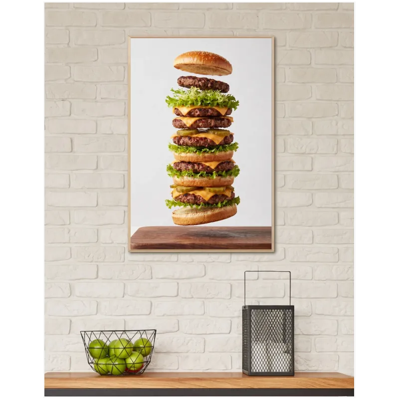 Τεράστιο Burger σε Αιώρηση Μοντέρνο Φαγητό