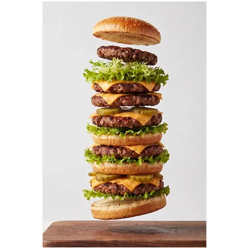 Τεράστιο Burger σε Αιώρηση Μοντέρνο Φαγητό