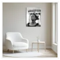 Classical Male Portrait Ancient Temple Black White
