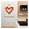 Bacon Heart Pop Art Food Illustration Print