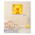 Πικατσού Anime 3D Παιχνιδιάρικο Θέμα σε Φωτεινό Κίτρινο