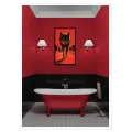 Wolf Pack Dynamic Artwork Red Background