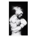 Dynamic Boxer Portrait with Motion Blur Black White