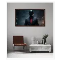 Futuristic Character in Suit Sci-Fi Dark Elegant