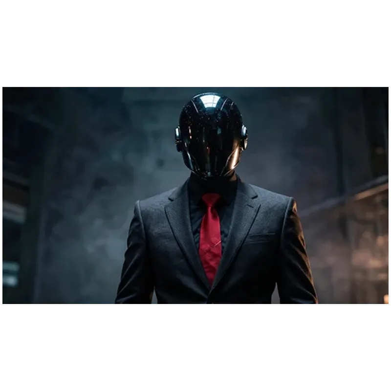 Φουτουριστική Φιγούρα σε Κοστούμι Futuristic Sci-Fi Μαύρο