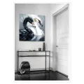 Black and White Swan Harmony Artwork