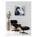 Black and White Swan Harmony Artwork