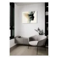 Abstract Female Portrait Ethereal Elegant Beige