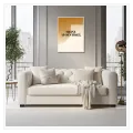 Μείνε Αυθεντικός Τυπογραφικός Πίνακας με Minimalist Φόντο
