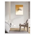 Μείνε Αυθεντικός Τυπογραφικός Πίνακας με Minimalist Φόντο