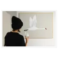 Λευκός Κύκνος σε Πτήση Minimal Design