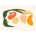 Αφηρημένο Γυναικείο Πορτραίτο Μοντέρνο Matisse Πράσινο
