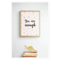 Πίνακας You Are Enough με Καρδιές