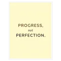 Εμπνευσμένο Κείμενο Progress Not Perfection Μινιμαλιστικό