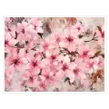 Blossoming Cherry Tree Romantic Pink Canvas Print