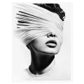 Black and White Avant Garde Fashion Portrait